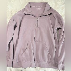 Marc New York Lavender Quarter-Zip Pullover